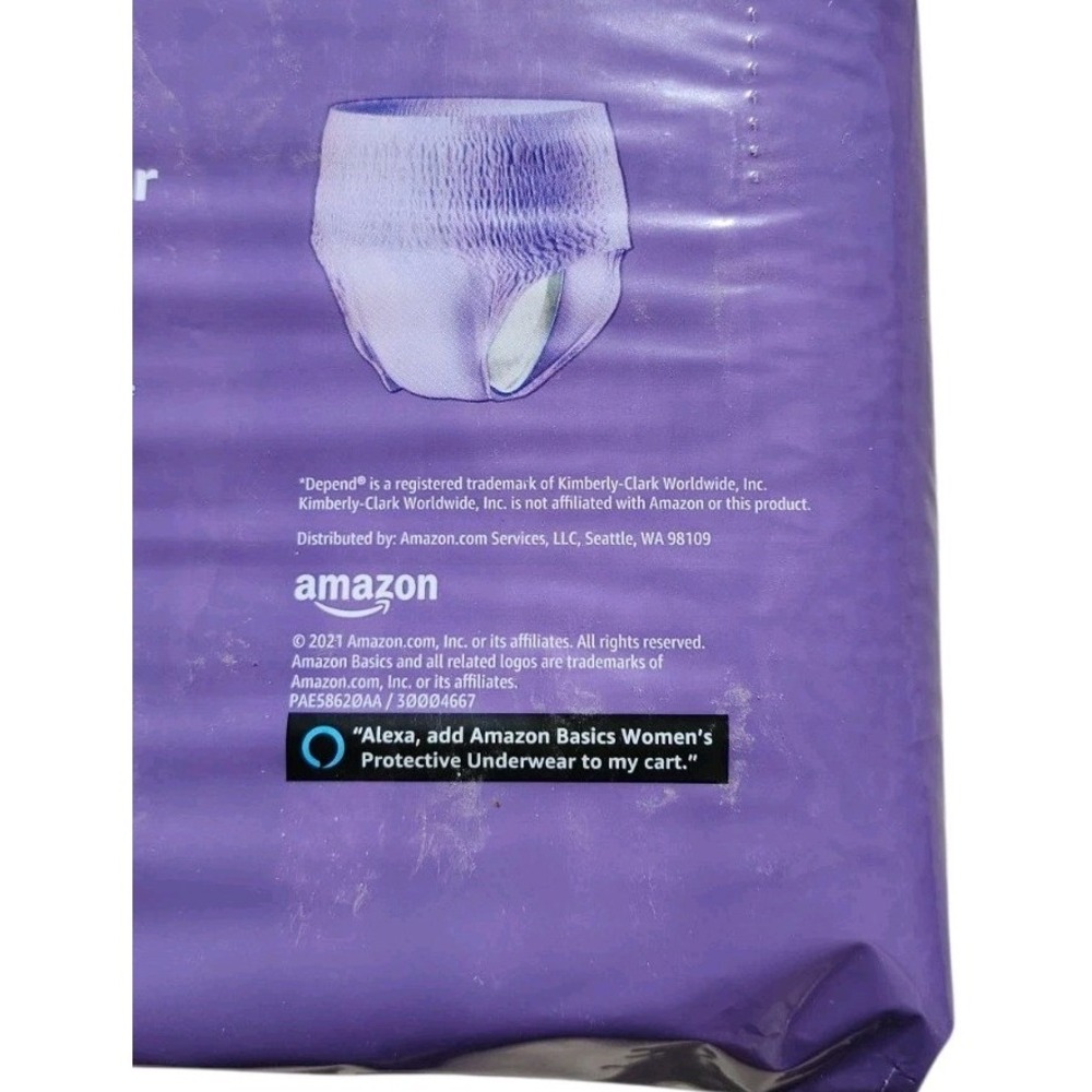Amazon Basics Women's Protective Underwear XXL 14 Count - Picture 4 of 4